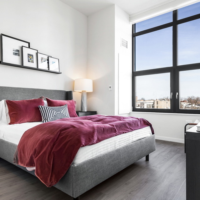 Logan Apartments - Bedroom With Elegant Finishes