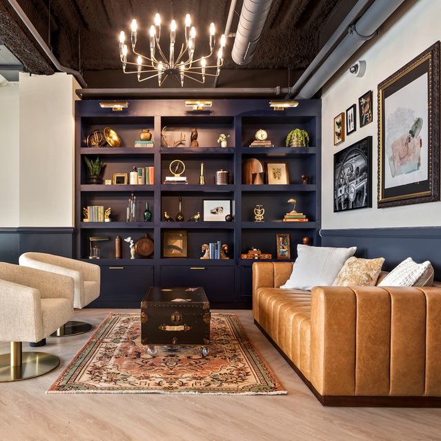 Logan Apartments - Social Lounge at the Clubhouse